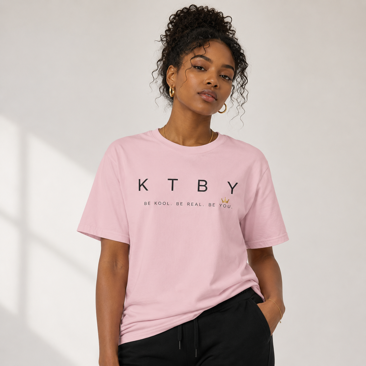 Signature Oversized T-Shirt – Pink