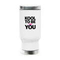 KTBY  14oz Stainless Travel Mug – Insulated Handle Coffee Tumbler-White