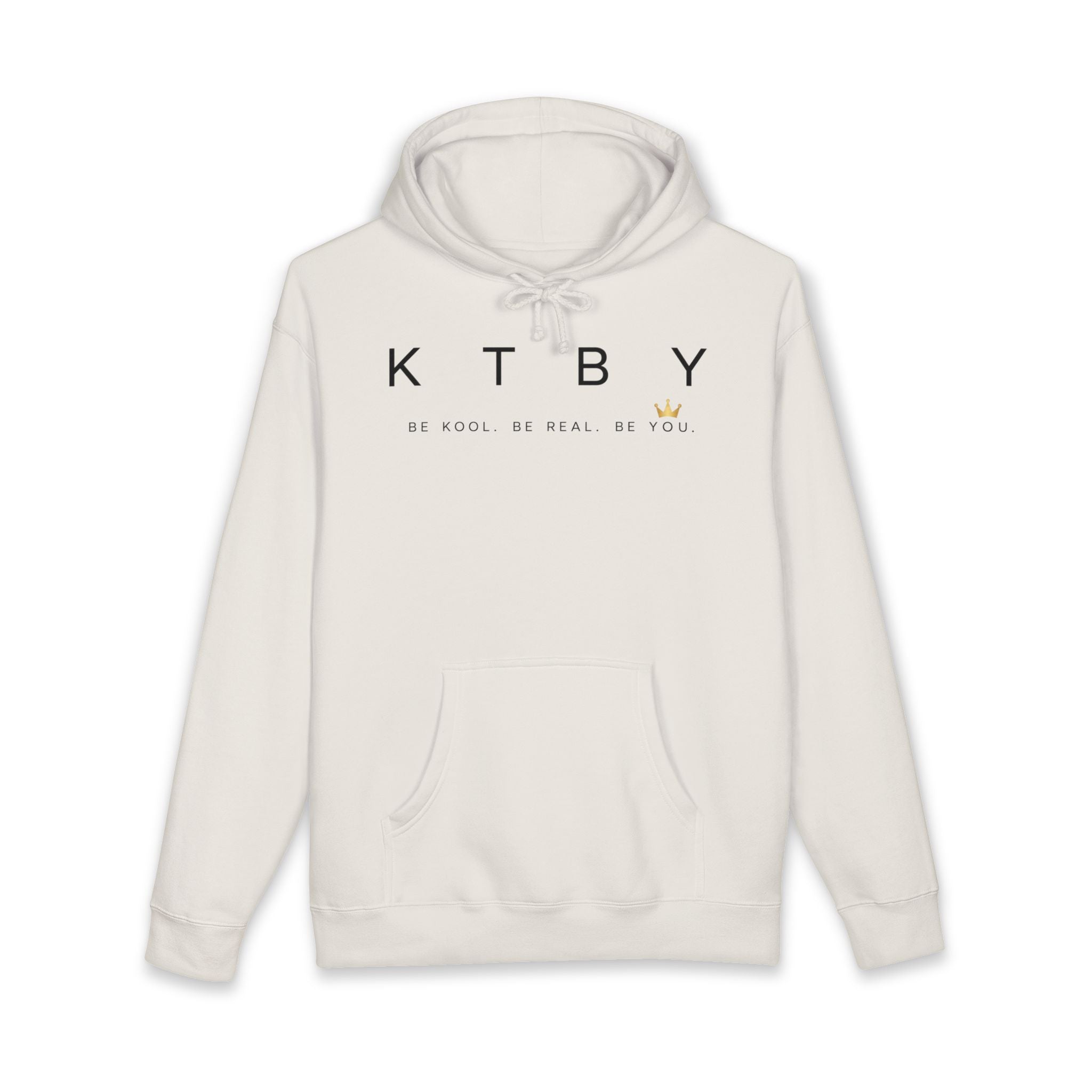 Signature Hoodie – White (Black Logo)